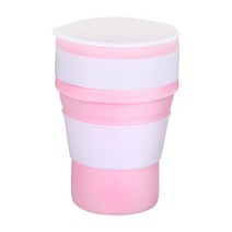 400ml 접이식 물 커피 머그 여행 여행 접을 수있는 BPA 무료 실리콘 컵 음식 등급 음주웨어 찻잔, PK, F, 1개
