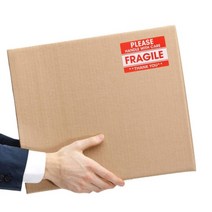택배 파손 취급주의 FRAGILE 스티커 라벨 롤 500매