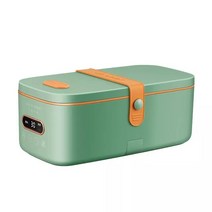 생활 요소 휴대용 지능형 전기 도시락 220V 음식 따뜻한 밥솥 보존 난방 예약 LED 화면, 01 green, UK