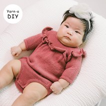 야나 [DIY패키지][니팅 포 올리브] 메리노 러플 롬퍼 & 드레스(+인쇄도안) 니팅포올리브 아기옷뜨기 유아옷만들기 대바늘뜨개 diy키트 대바늘 뜨개질, 메리노 6볼, 더스티 씨 그린