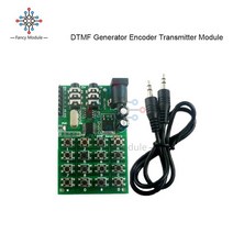 DTMF 발전기 인코더 송신기 모듈 다이얼 키보드 MCU 제어 MT8870 DTMF 음성 디코더 모듈 전화 전화 모듈, 02 DTMF Generator Board