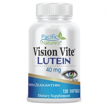 퍼시픽네이쳐 비전바이트 루테인 40mg 지아잔틴함유 120소프트정