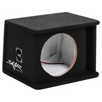 Skar Audio SK1X8V 싱글 20.3cm(8인치) 범용 핏 포트 서브 우퍼 인클로저, Single_Single 10