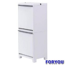 ForU65 창신 스탠드 분리수거함 2단 분리수거통 휴지통 쓰레기통 분리수거