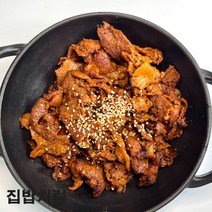 [집밥처럼 고추장연탄불고기] 불향 가득 매콤하고 야들야들한 돼지고기 전자레인지에 간편하게 먹을 수 있는 밥반찬, 1팩, 200g