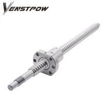 볼 스크류 SFU1605 200 300 350 400 500 600 800 1000mm 나사 C7 1605 플랜지 싱글 너트 BKBF12 RM1605 CNC, CHINA, 1050mm