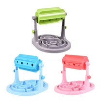 도매창고 강아지 돌돌이 간식 애견 완구 노즈워크 장난감 IQ 훈련 급체방지 식기 슬로우피더 학습, 1개, 돌돌이간식완구-그린