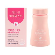 한국콜마 1박스(1개월분) 콜라겐 히알루론산 애니원아쿠아스킨/ 4중복합기능성 비오틴 비타민E 판토텐산, 1박스