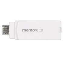 메모렛 스마트스윙 OTG USB메모리 화이트 마이크로5핀, 8GB