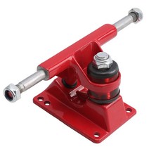 3.25 인치 서핑 스케이트 보드 다리 스티어링 브래킷 롱 보드 보드 보드 부품 전문 스케이트 보드 도구, 하나, 빨간색