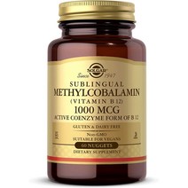 솔가 메틸코발라민 1000mcg 비타민 B12 60정 / Solgar Methylcobalamin Vitamin B12 1000mcg, 1병