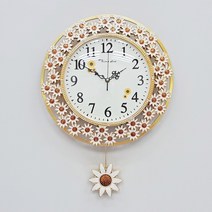 BnH 해바라기 벽시계 거실 인테리어 디자인 시계 9004, 단품