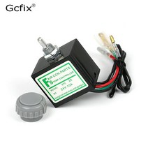 실내 튜닝자동 A/C 에어컨 증발기용 센서가있는 DC 12V / 24V 10A 온도 조절기 로터리 스위치, 24 volts