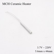 3mm x 33mm 5V 12V 24V 110V 220V MCH 고온 세라믹 히터 튜브 알루미나 전기 난방 덕트 파이프 HTCC 금속 건조, [12] 4mm x 70mm, [04] 24V