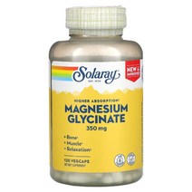 Solaray 고흡수 마그네슘 글리실산 350mg, 120 개