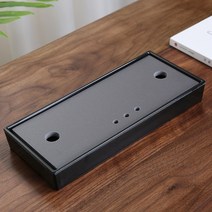 드라이아이스 사시미 접시 회 스시 일식 화이트 블랙 플레이팅, 블랙 스몰(삼성) 27x12cm