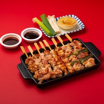 [평일 낮12시 이전 주문 당일출고] 닭꼬치 7종 파닭 염통 모듬 닭껍질 떡 야키토리 숯불 캠핑 꼬치구이 냉동 밀키트 캠핑용 꼬치세트, 파닭 꼬치 [4개].