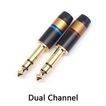 전장부품 2pcs/1pairs 버드 와이저 프놈펜 빅 2 코어 3 마이크 플매트 카펫 러그 6.5 모노 6.35mm 채널 스, 02 Dual channel
