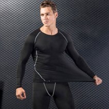 남자 긴팔 슬림 운동 스판소재 티셔츠 헬스 트레이닝 남성상의 복 스판티 상의 나시 머슬핏 스판 츄리닝