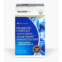 내츄럴플러스 프로바이오틱 컴플렉스 60캡슐 배변활동도움 100억마리 프로바이오틱스 유산균, 1개, 500mg x 60캡슐(2개월분)