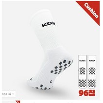 [위풋 ] 국가대표 미끄럼방지 스포츠 헬스 축구 양말 더블 논슬립 크루삭스 (KOREA ), 흰색