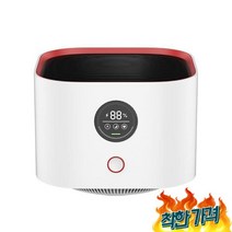 미세먼지 링 템 공기 청정기 가정 데스크탑 음이온 집진기 -, 01 Black