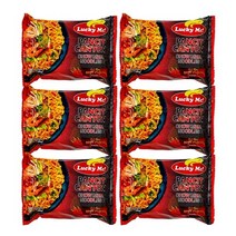 필리핀 볶음라면 Lucky Me 판싯칸톤 봉지라면 60g 4종 6개묶음 택 1, 칠리만시 Chilimansi 6개