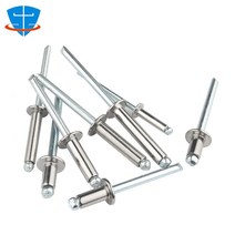50pcs m3 m3.2 m4 m5 304 스테인레스 스틸 블라인드 리벳 팝 라운드 헤드 풀 장식 네일 소켓 방수 셀프 플, 02 M3 x 8mm_01 50Pcs