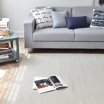 오늘출발 먼지없는 사계절 [사이잘룩 자가드 슬래시] 러그 사각&원형 카페트 친환경논슬립