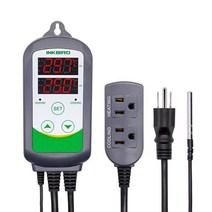 자동 온도 조절기 INKBIRD ITC-308 디지털 컨트롤러 제어 난방 및 냉각 알람 교정 홈 양조용, CHINA_US PLUG, 01 US PLUG