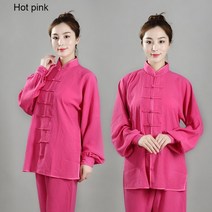 전통 의상복 옷 성인 린넨 유니폼 의류 여성 무술 탑 바지 정장 남성 태극권 민속 의상, [02] S, [02] black