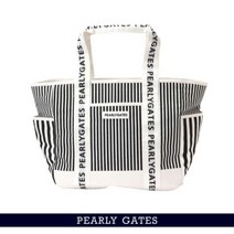 파리게이츠 스트라이프 보스턴 라커 백 남여 공용 2023 ss, 네이비 화이트