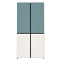 [LG전자공식인증점] 디오스 오브제컬렉션 양문형 냉장고 M874GTB031S (875L)