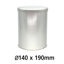 R095 UV 인쇄 가능 원형 은색 틴케이스 틴케이스 깡통 제관 깡통케이스 금속포장 필통 틴캔 철캔 포장용기 굿즈 인쇄