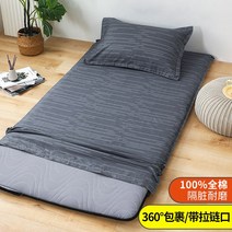 패드 가정용 침대 세트 생숙소 순면 버킹 목화솜이불, C23-인상
