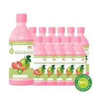 RFC 핑크 자몽 주스 100% NFC 저온 착즙 쥬스, 350ml, 12개