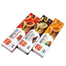 Poult 폴트 딸기 살구 초코 앤 헤이즐럿 타르트 과자 쿠키 150g, 살구 타르트