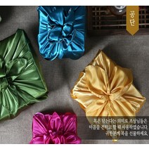 예단 보자기 공단 중 답례품 이바지 상견례선물 첫인사 외국인선물, 09 녹색