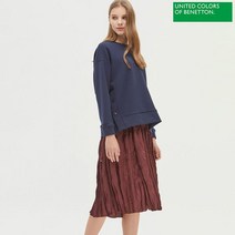 베네통 베네통 링클 배색 레이어드 원피스 BAOP93041_NY