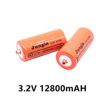 인산철배터리팩 100% 정품 32650 12800mAh 3.2V lifepo4 충전식 배터리 전문 리튬 철 인산염 전원 나사 포, 04 4 PCS Battery