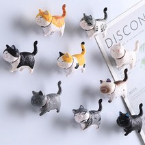 DSM 야옹이 냉장고 자석 9종 세트, A타입