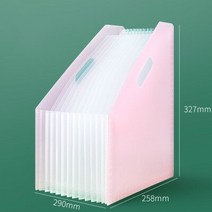 파일 꽂이 케이스 철 a3 a4 문서정리 아코디언다층 스탠딩 시험용 종이 가방 수직 오르간 A4 데이터 저장, 04 A-pink