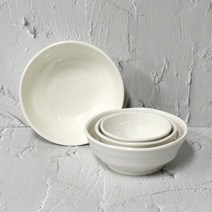 국산 멜라민 면기 볼그릇 대접 우동기 국수그릇 라면기 흰색 미색 업소용 식당 음식점, 뱅뱅9 1/2볼