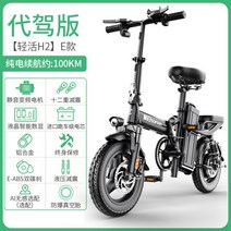 접이식 전기자전거 소형 대리운전 차토바이 미니 배달 여행, 48V, 초경량/25A순전약100km/수입급셀