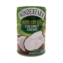베트남 NUOC COT DUA 원더팜 코코넛 크림 COCONUT CREAM, 400ml
