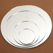 가죽공예 - DIY용 원형 거울 *5개한세트* 라탄거울만들기, 16cm, 5개 한세트