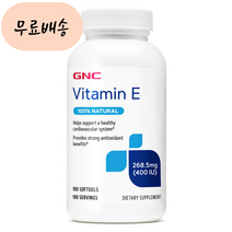 GNC 비타민E 400IU 180 (총1개), 1개, 180개
