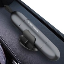 레스큐미 비상 탈출 망치 자동차 차량 유리 안전 도구 휴대용 벨트 커터 사태 키 체인 알루미늄 합금 다기능, 빨간색