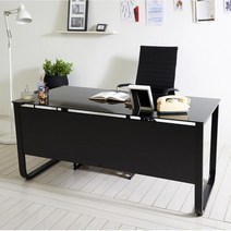 DIY 앞가림판 철제 프레임 책상 의자 1500 사무테이블, 01.스틸뷰1500+02.라이트월넛 01.코모도_A형