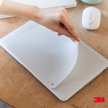 3M 마우스패드 간편 휴대용 실용 재부착 무선마우스 배터리 절약 PVC 얇은 재질 편리 마우스받침대 MP200PS, 1개